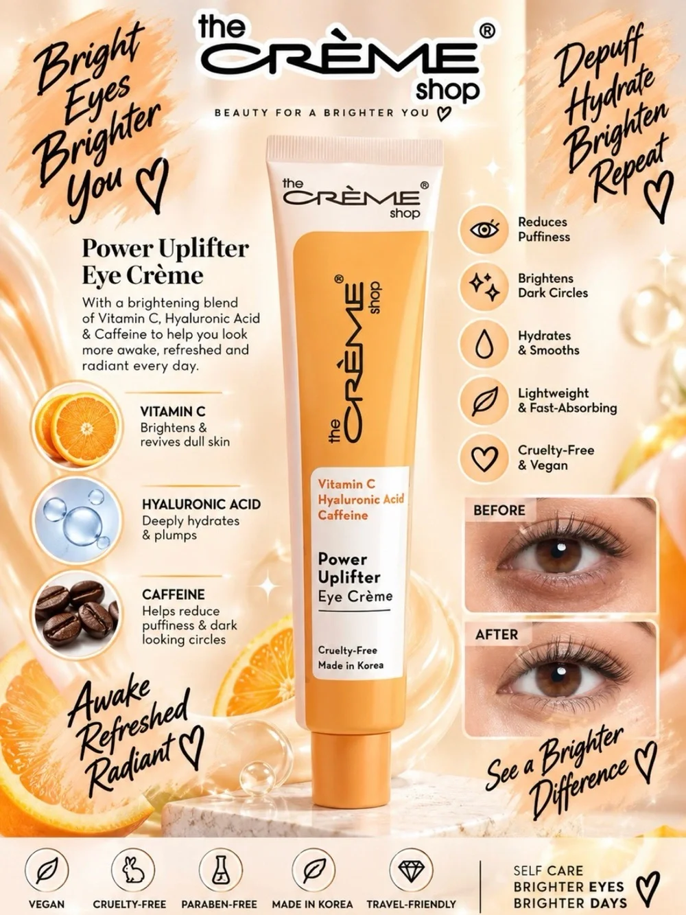 The Crème Shop Power Uplifter Eye Crème